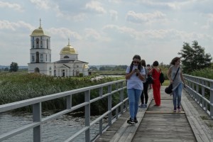 Затопленная церковь села Гусинцы